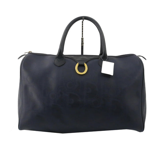 Navy Blue Trotter Boston Bag