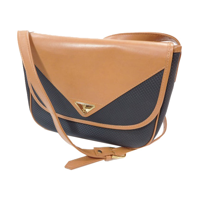 Brown PVC Shoulder Bag