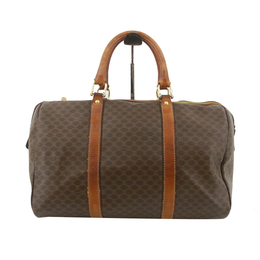 Brown Macadam Boston Bag