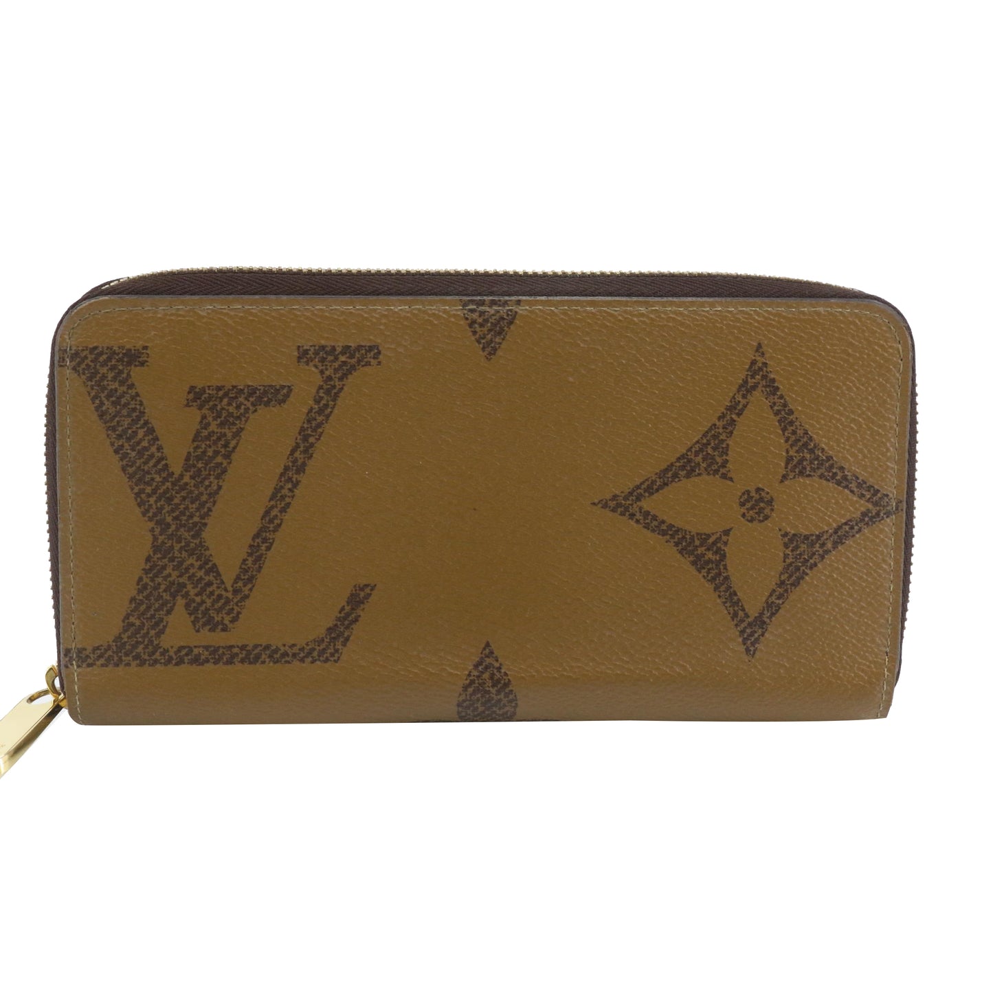 Monogram Reverse Brown Zippy Wallet