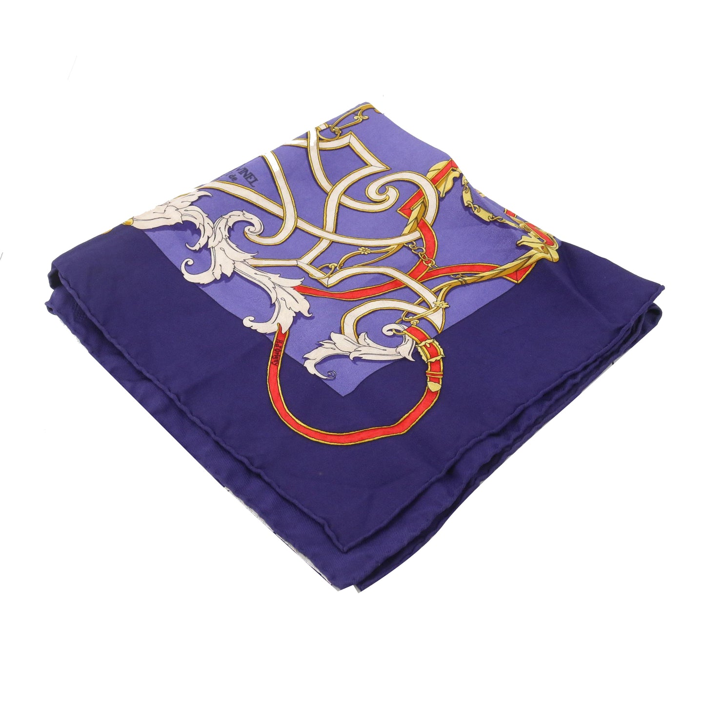 Purple Silk Scarf