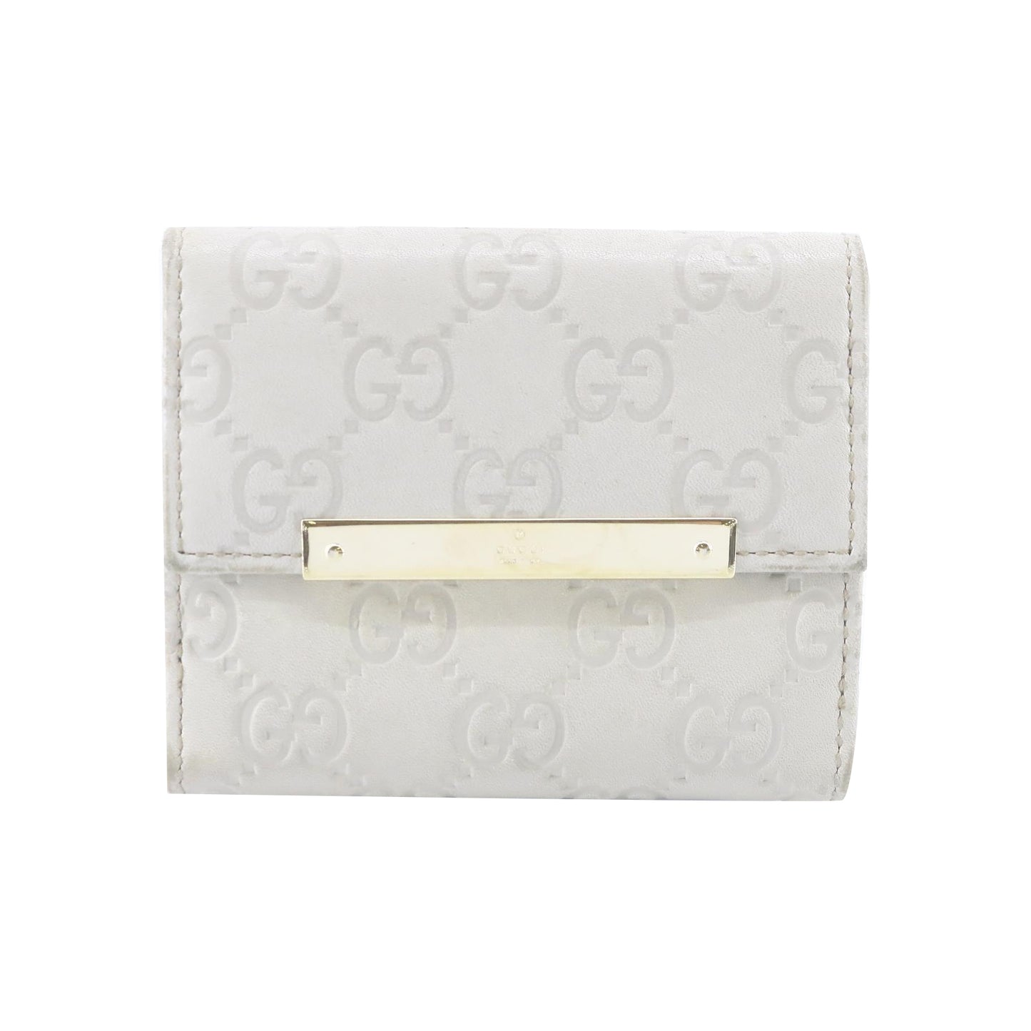 White Sima Compact Wallet