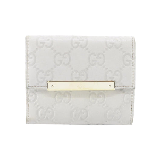 White Sima Compact Wallet