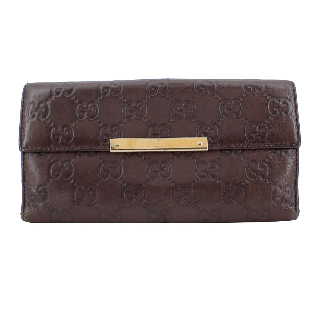 Brown Sima Long Wallet