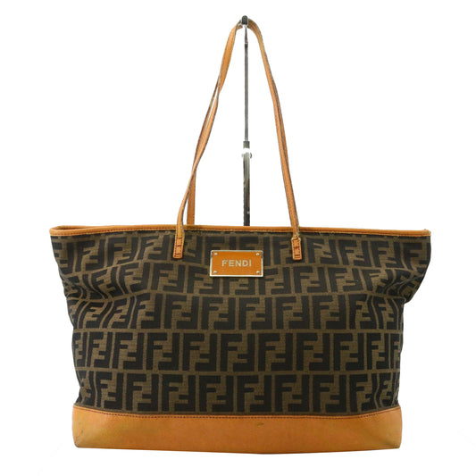 Brown Zucca Tote Bag