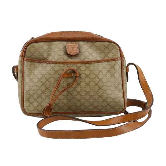 Brown Macadam Shoulder Bag