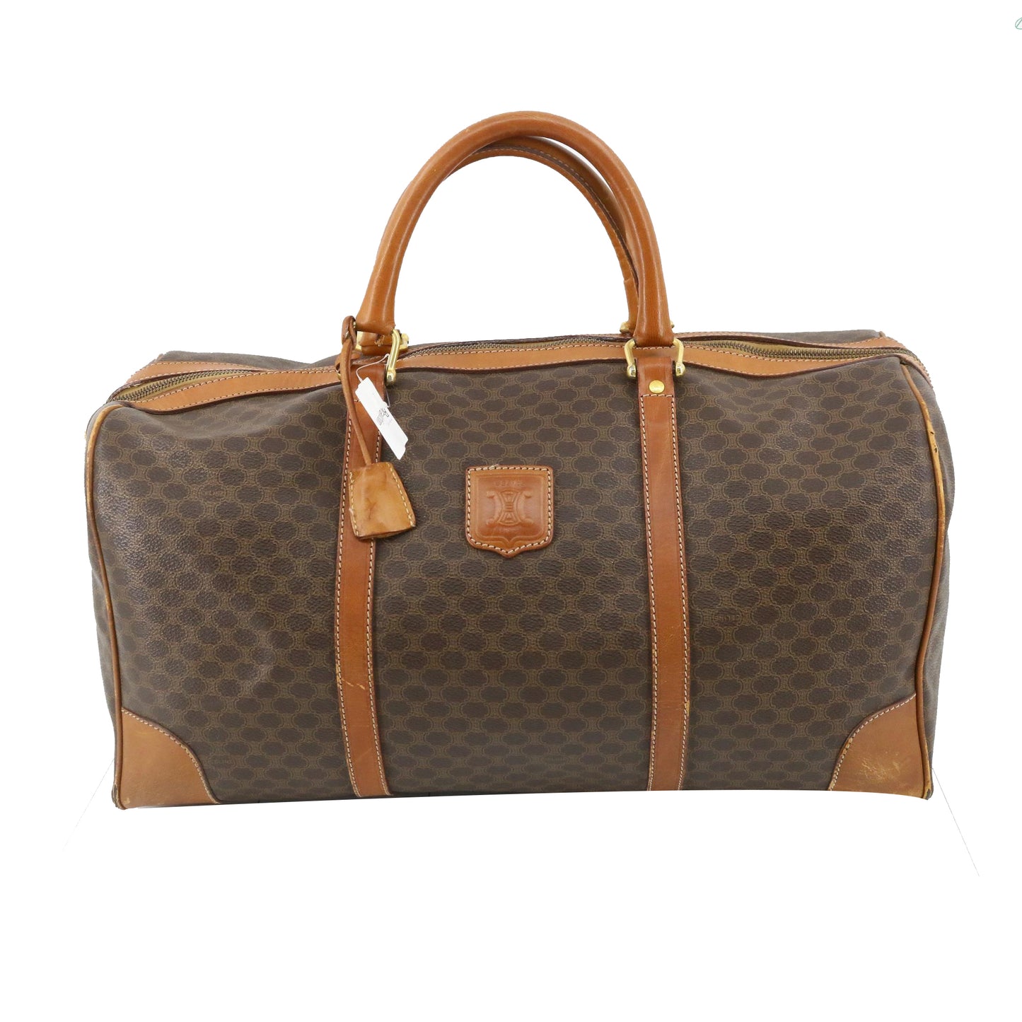 Brown Macadam Boston Bag