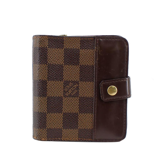 Damier Ebene Compact Wallet