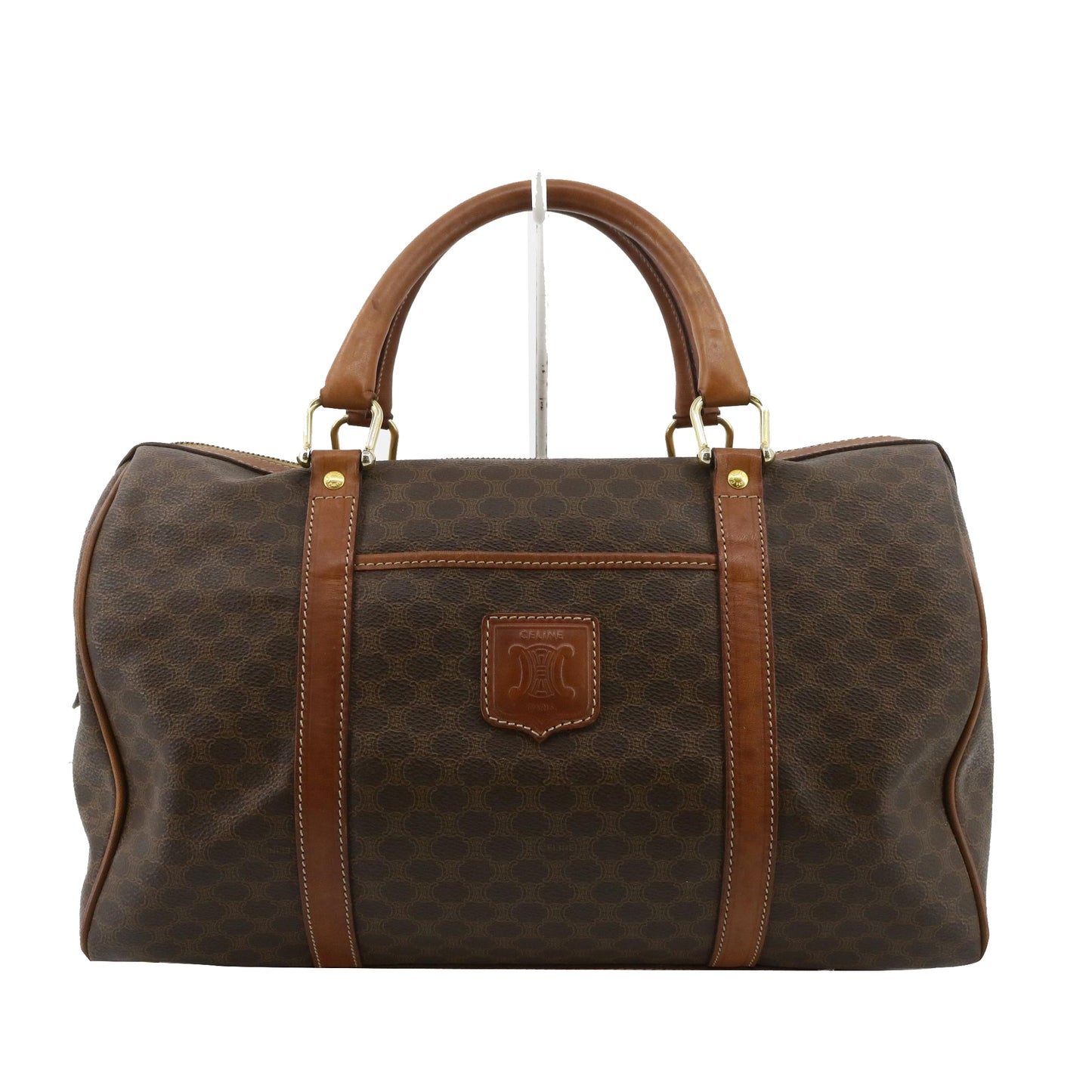 Brown Macadam Boston Bag