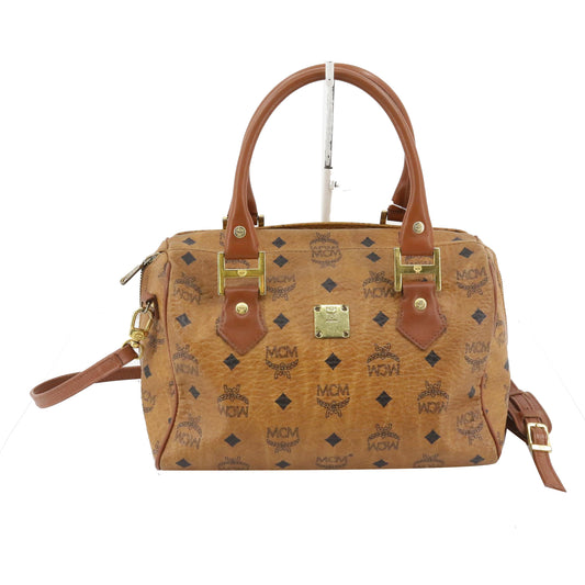 Brown Visetos 2 Way Shoulder Bag