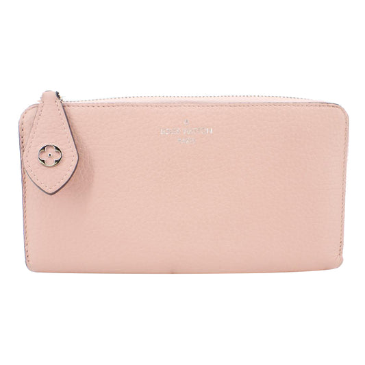 Taurillon Pink Long Wallet