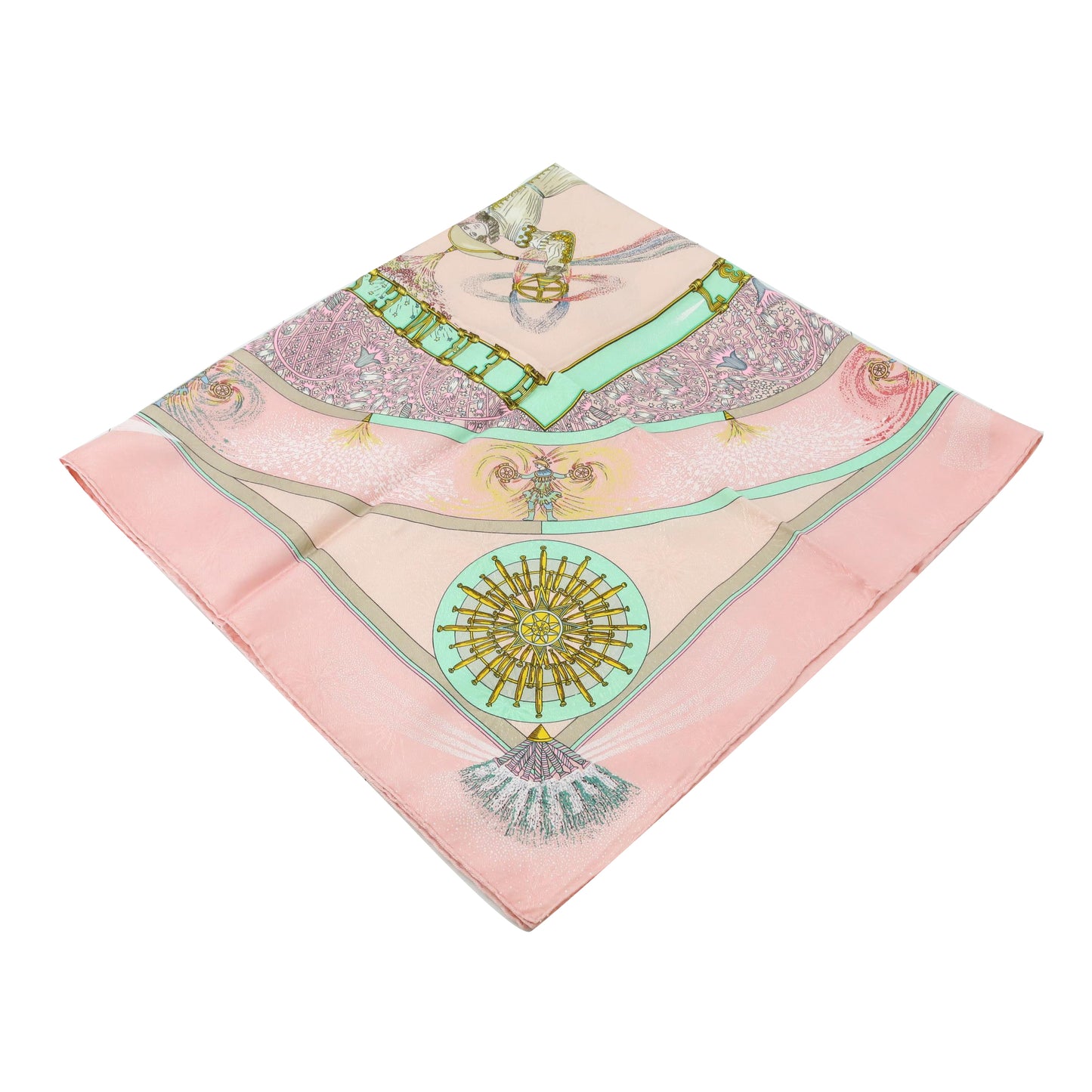 Pink Silk Scarf