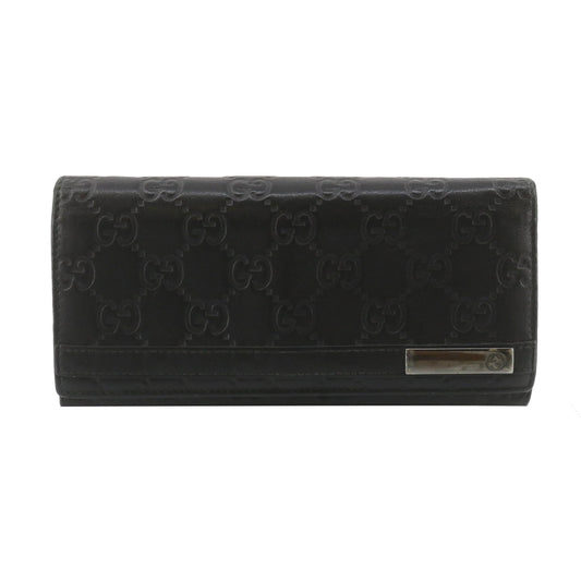 Black Sima Long Wallet