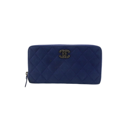 Blue Zippy Wallet