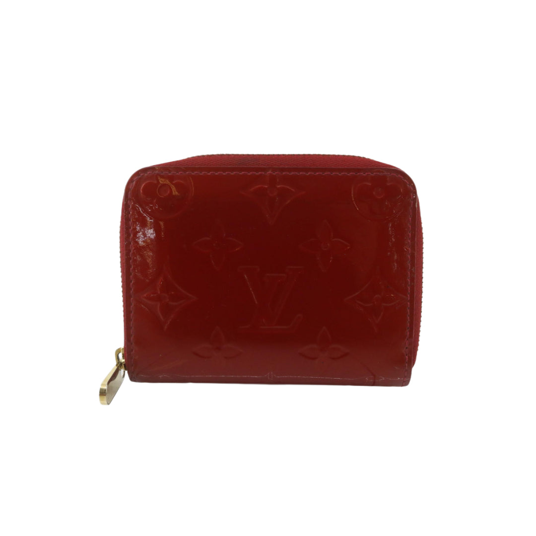 Vernis Red Zippy Wallet