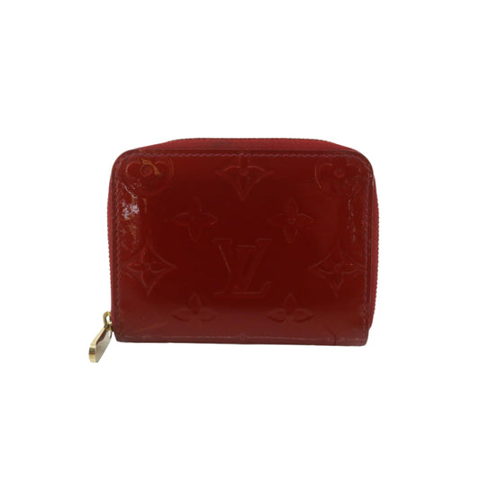 Vernis Red Zippy Wallet