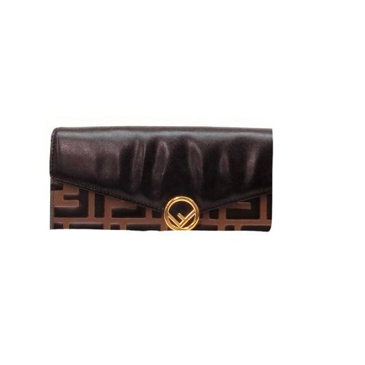 Brown Zucca Long Wallet