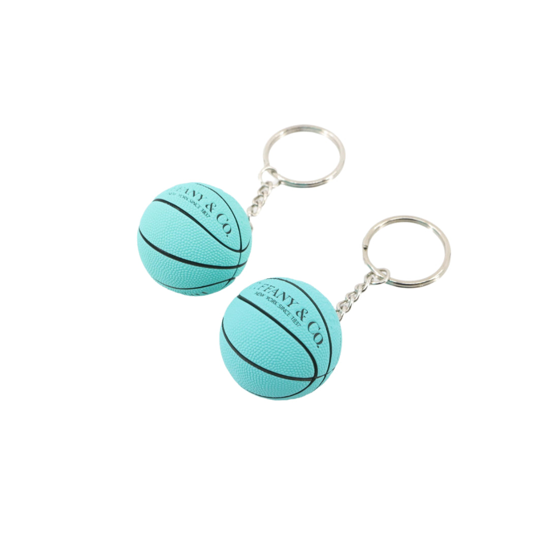 Set Of 2 Basketball Keychain