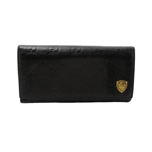 Black Sima Long Wallet