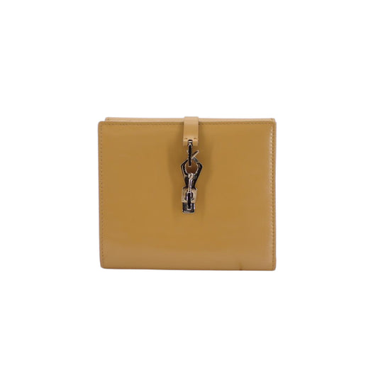 Beige Bi-Fold Wallet