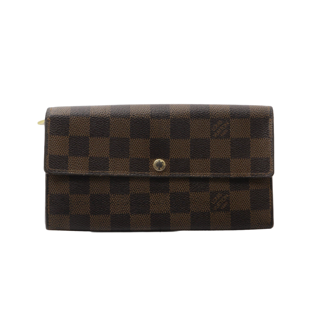 Damier Ebene Sarah Wallet