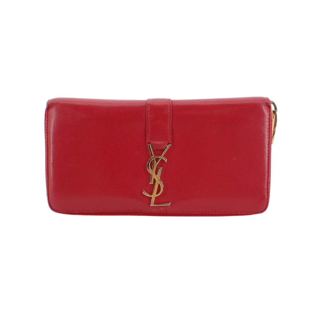 Red Cassandra Long Wallet