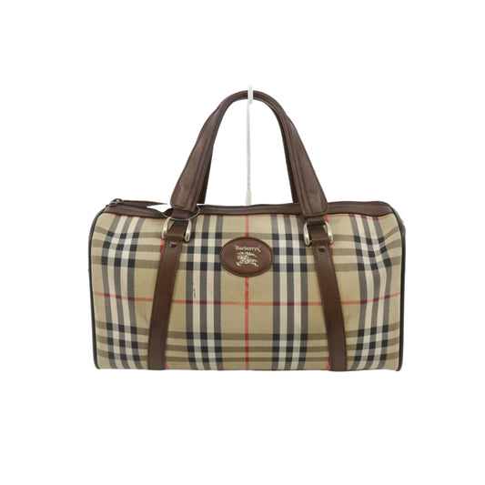 Beige Boston Bag