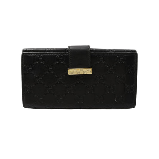 Black Sima Long Wallet