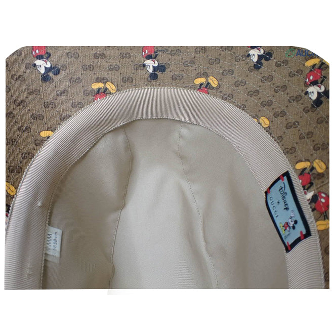 Brown GG Supreme Mickey Mouse Hat