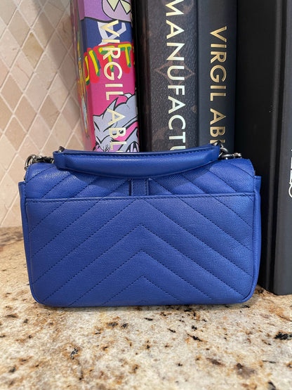 YSL Blue Shoulder Bag