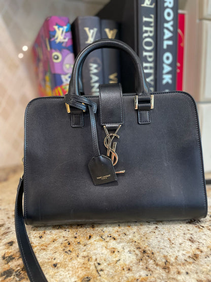 YSL Black 2 Way Shoulder Bag