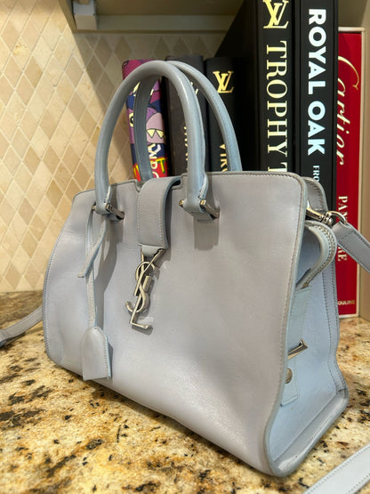 YSL Baby Blue Cabas