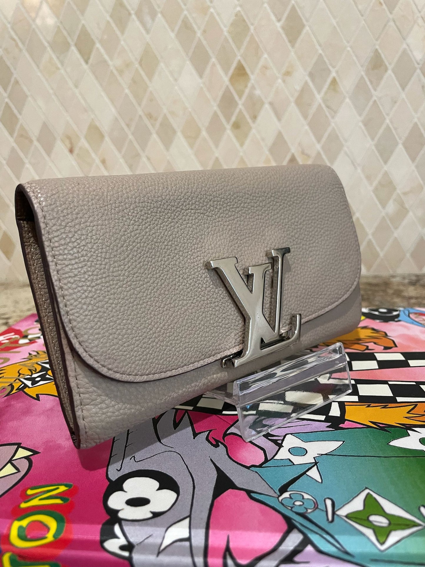 Louis Vuitton Grey Parnassea Vivienne