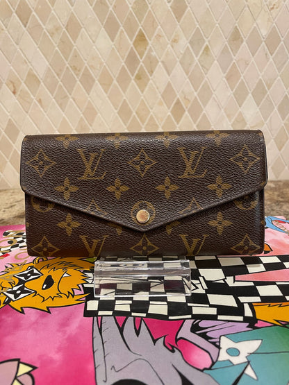 Louis Vuitton Damier Ebene Sarah Wallet