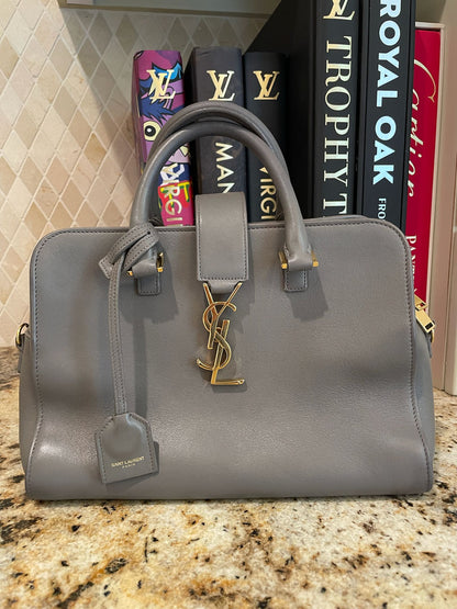 Yves Saint Laurent Grey 2 Way Shoulder Bag